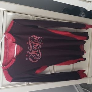 Never worn, no tags AFFLICTION Gemmell Fatale reversible long sleeve thermal..